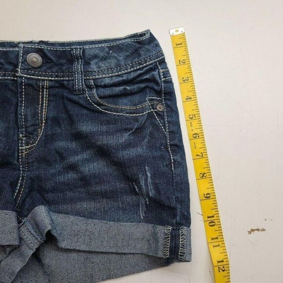 WallFlower Cuffed Denim Shorts Women's Medium Wash - Picture 7 of 8
